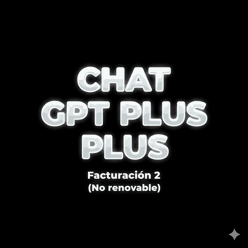 CHAT GPT PLUS Facturación 2 (No renovable)(PRIVADA)30DIAS entrega al whatsap +591 76810704