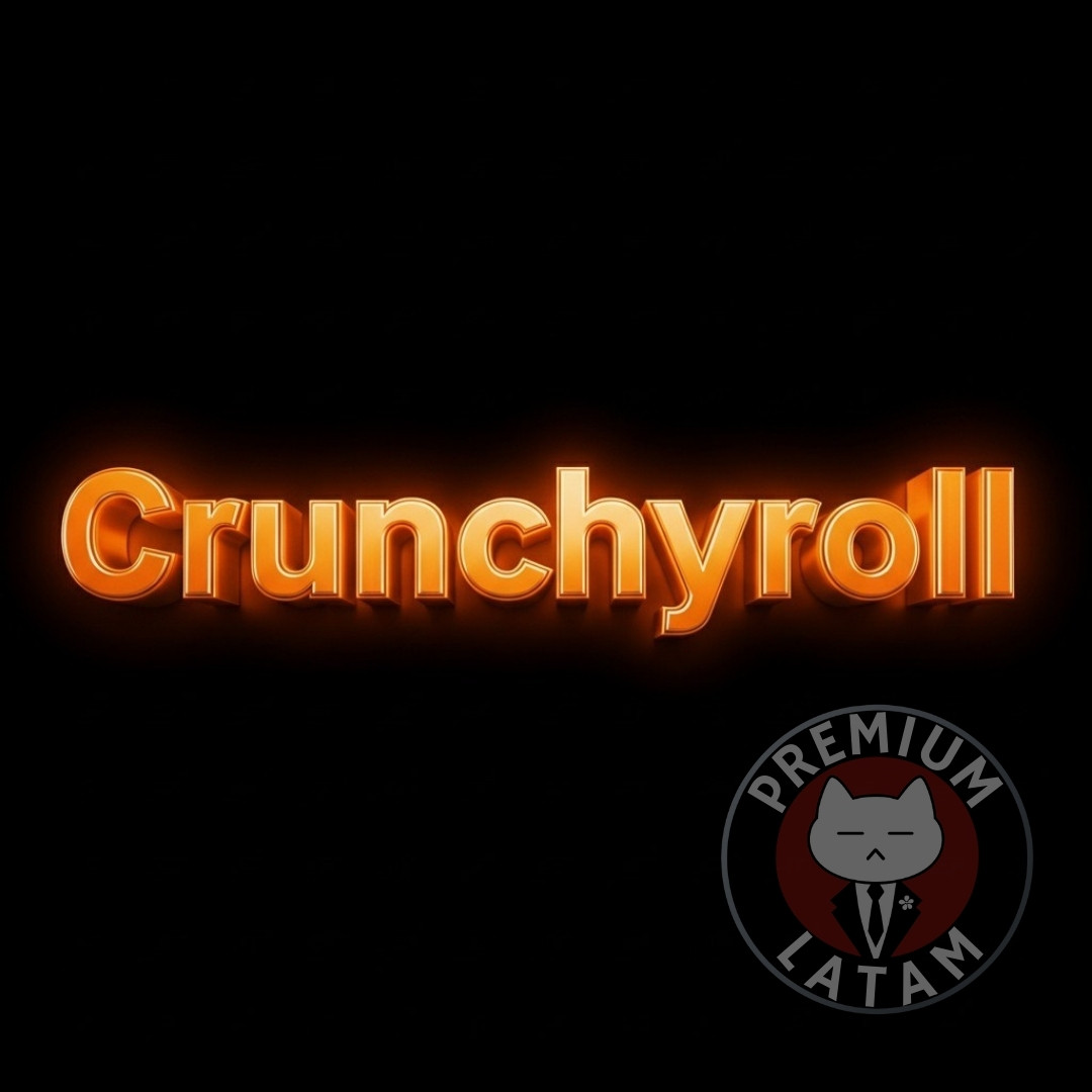 CRUNCHYROLL PREMIUM CUENTA COMPLETA 3MESES (4 simultáneos)