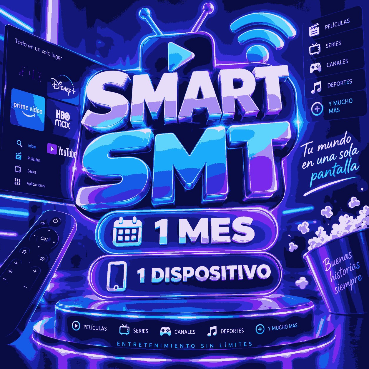 SMART SMT 1MES (1Dispositivo) Entrega en automático pagos api