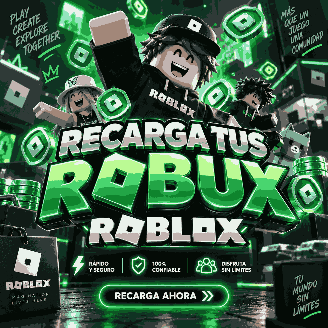 RECARGA ROBLOX 💎2000 ROBUX- ENTREGA AL WHATSAPP +591 76810704