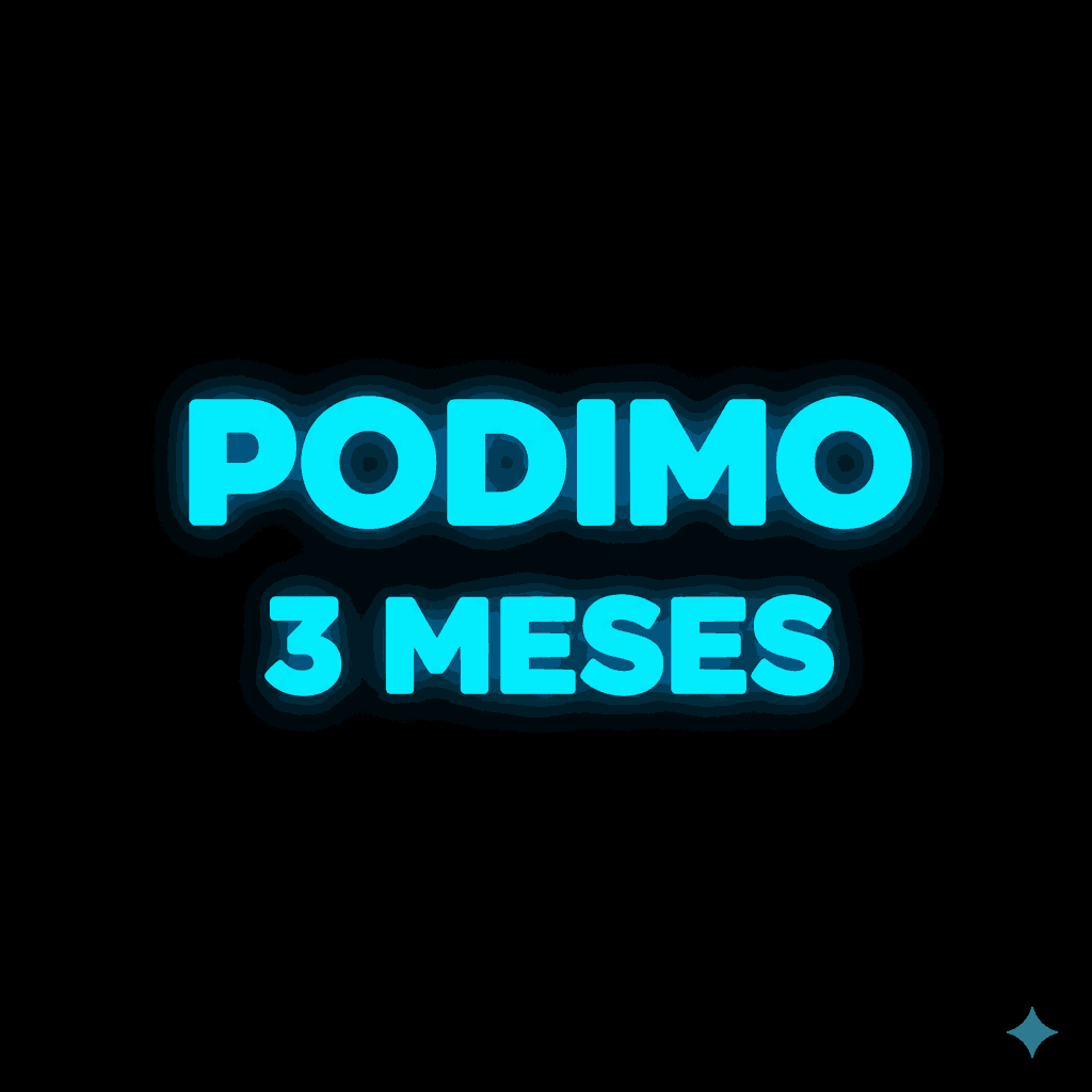 PODIMO 3 MESES ENTREGA AL WHATSAP +591 76647176 (1 dispositvo)