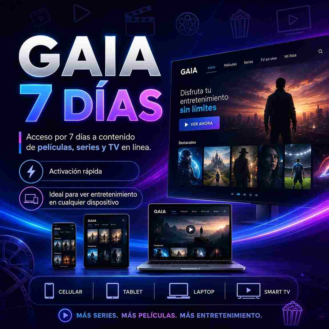 GAIA 7 DIAS - ENTREGA POR +591 76810704