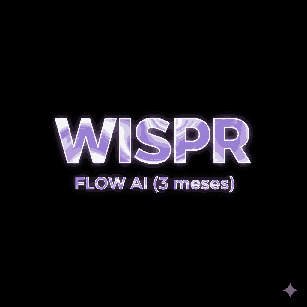 WISPR FLOW AI (3 meses)(1 dispositvo)