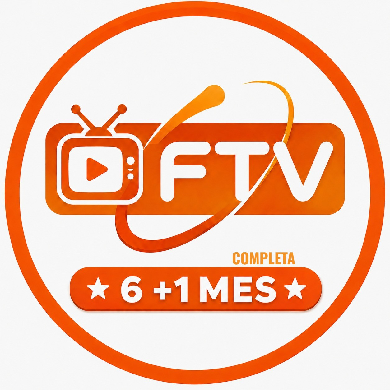F- TV   6MESES+1MES GRATIS COMPLETO (3 Dispositivos) Entrega en automático pagos api