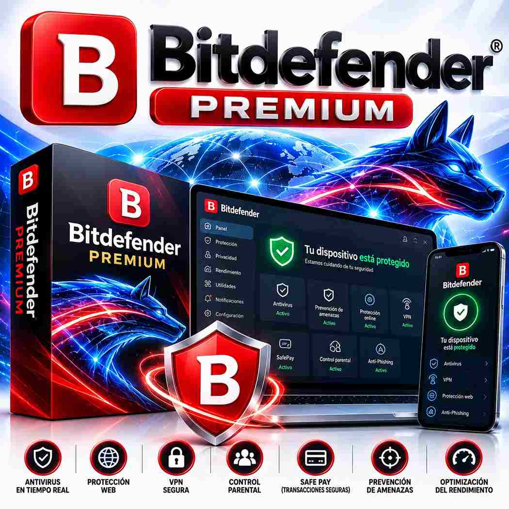 BITDEFENDER 30 DIAS AUTOMATICO(1 dispositvo)