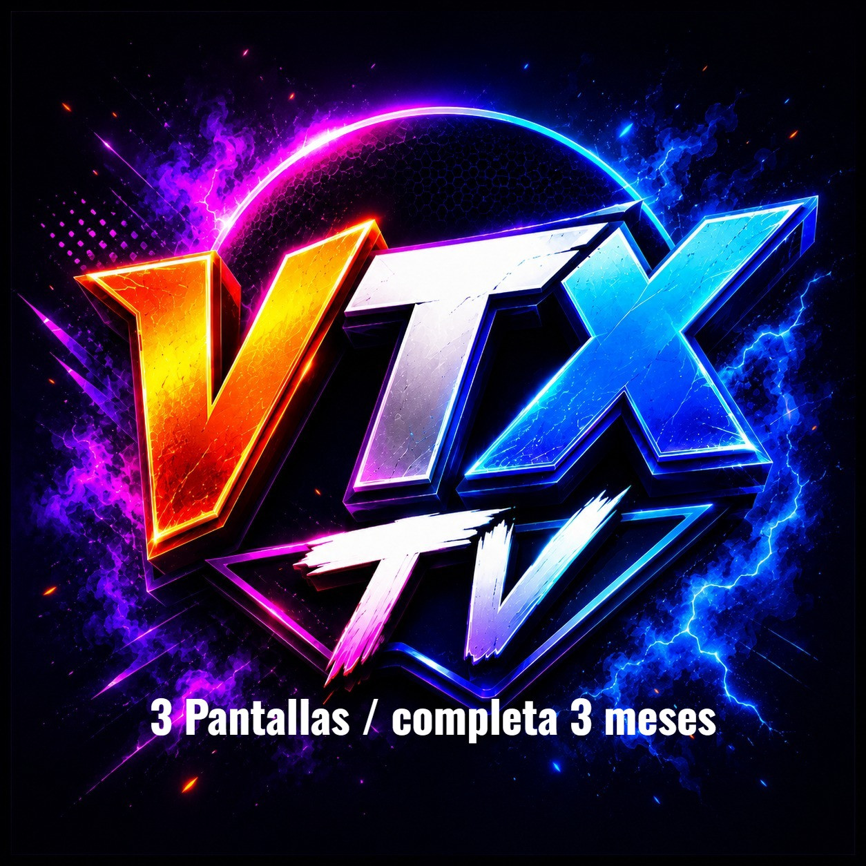 VTX - TV 3MESES CUENTA COMPLETA (3 Dispositivos) Entrega en automático pagos api