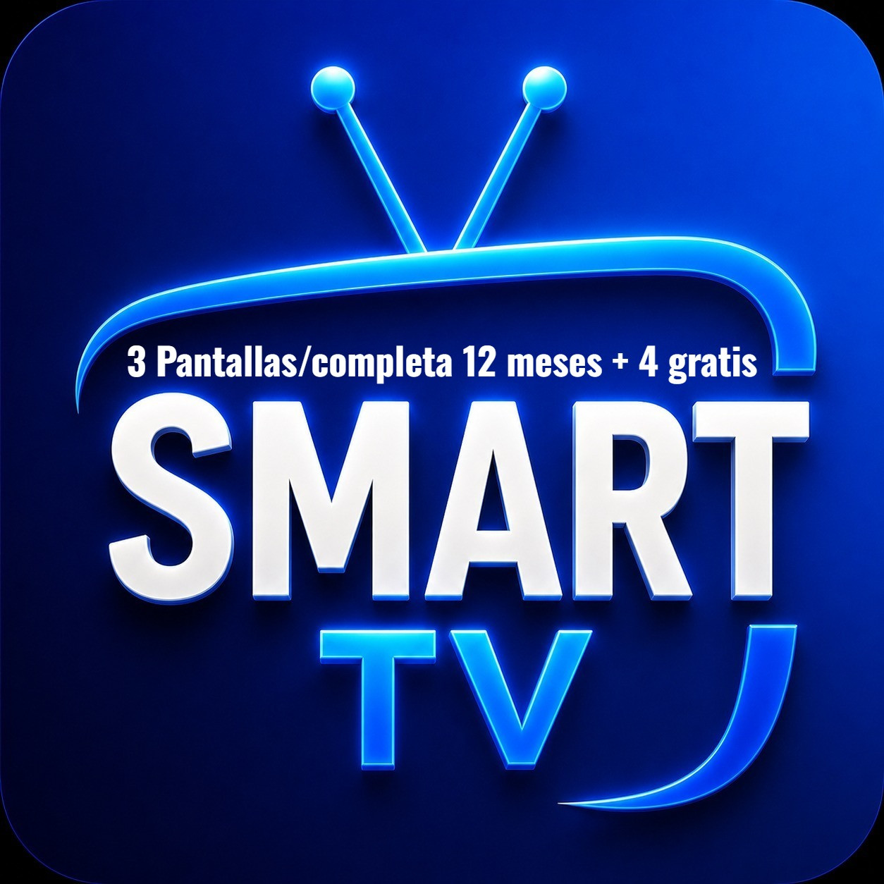SMART TV  12MESES+4MESES GRATIS CUENTA COMPLETA (3 Dispositivos) Entrega en automático pagos api